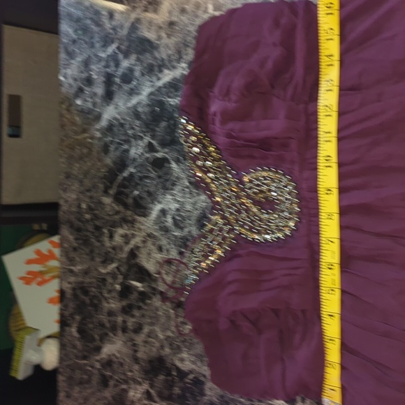 Motherhood Maternity Pleated Embellished Dress M - Picture 10 of 14